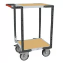 Servante flat-pack plateau bois médium, 400 kg