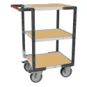 Servante flat-pack plateau bois médium, 400 kg