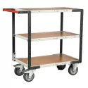Servante flat-pack plateau bois médium, 400 kg
