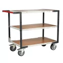 Servante flat-pack plateau bois médium, 400 kg