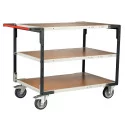 Servante flat-pack plateau bois médium, 400 kg