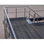 Plancher caillebotis métalliques - Rambardes de sécurité