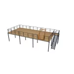 Plate-forme de 78 m² - 350 kg/m² - Croquis