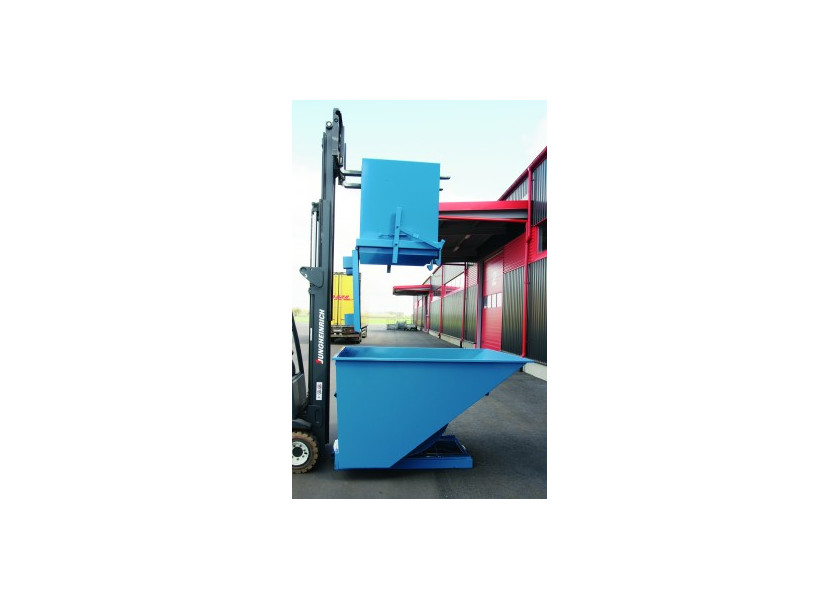 Benne conteneur à fond ouvrant 700 L 800 kg