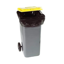 100 Housses BD NOIR 120L pour conteneur