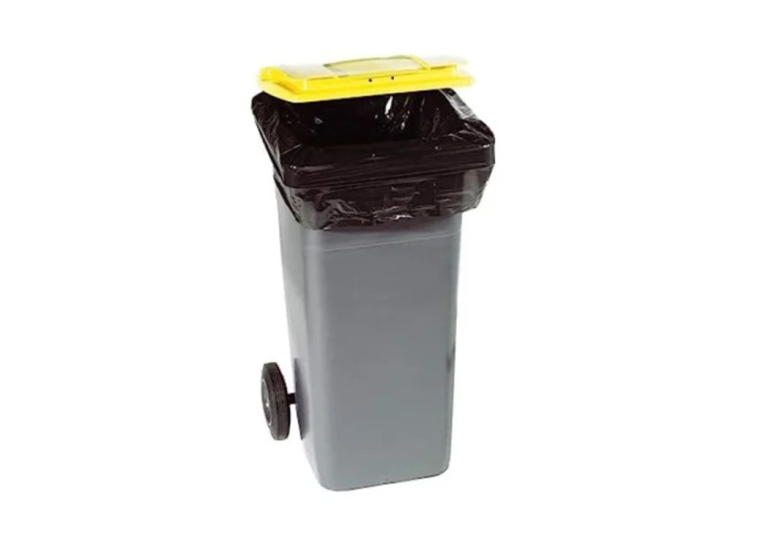 100 Housses BD NOIR 120L pour conteneur