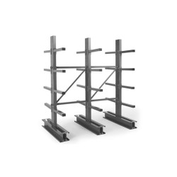 Rayonnage Cantilever léger double