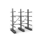 Rayonnage Cantilever léger double