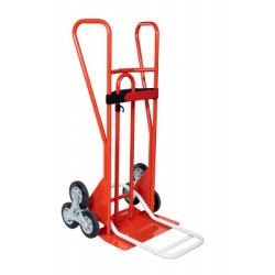 Diable tablier droit roues étoiles - Bavettes fixe et repliable 250 kg