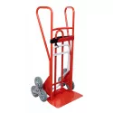 Diable tablier droit roues étoiles - Bavettes fixe et repliable 250 kg