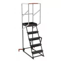 Escabeaux roulants étroits 150 kg