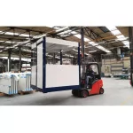 Cabine d'atelier 4 x 2 palettisable paroi mélaminée