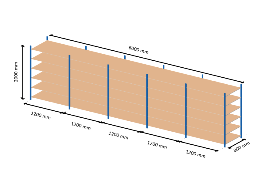 Rayonnage tubulaire d’occasion – stockage modulable