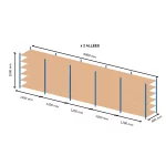 Rayonnage tubulaire industriel modulable