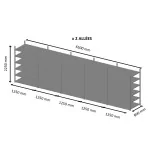 Rayonnage à tablettes métallique – stockage léger