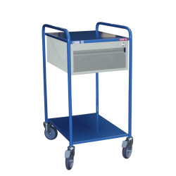 Servante d'atelier à plateaux + 1 tiroir 635 x 470 mm 250 kg