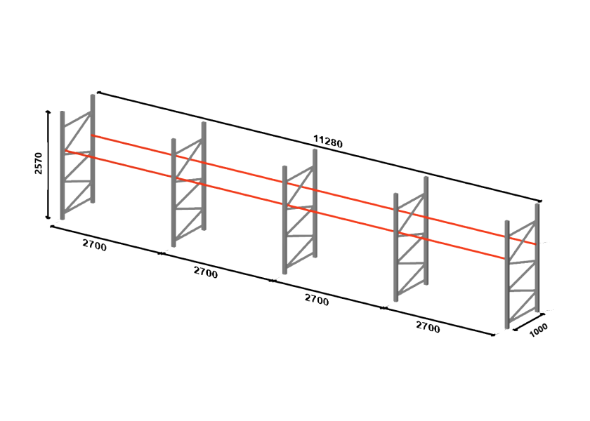 Fin de série - Rack à palettes TRAVHYDRO