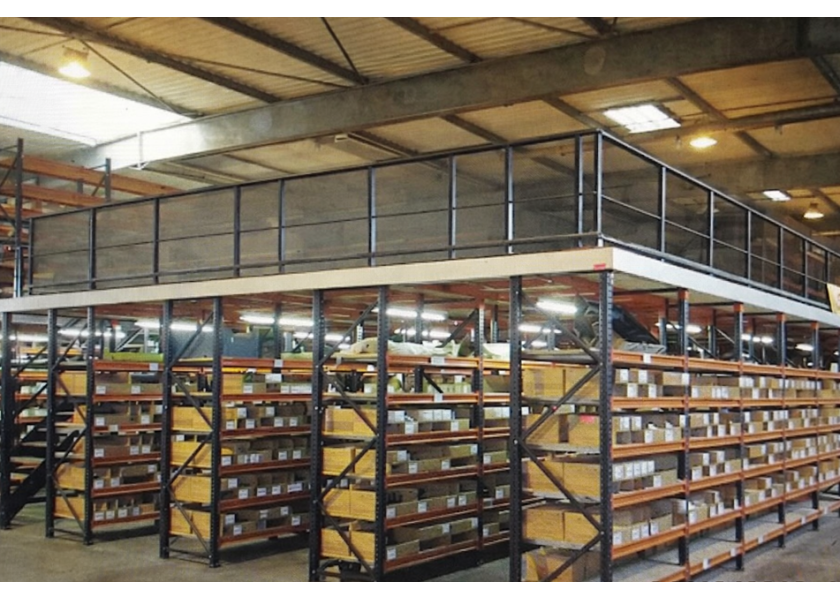 Plateforme sur rack 35 m²