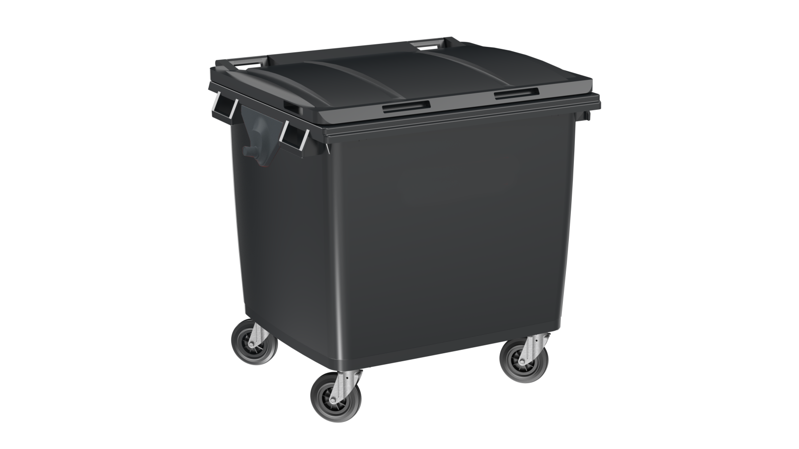 Bac 4 roues 770 Litres (Déchets ménagers) anthracite