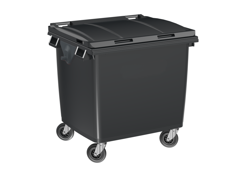 Bac 4 roues 770 Litres (Déchets ménagers) anthracite