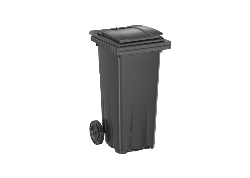 Poubelle Voirie conteneur 120 Litres anthracite
