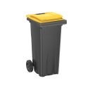 Poubelle Voirie conteneur 120 Litres