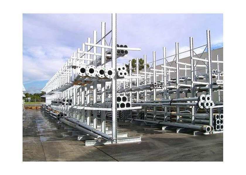 Rayonnage cantilever lourd galvanisé