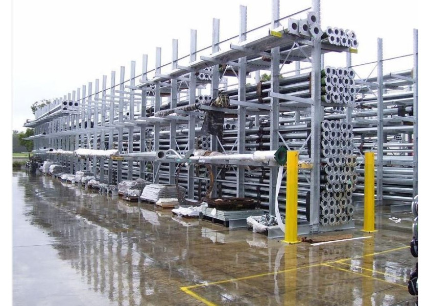 Rayonnage industriel cantilever galvanisé haute capacité