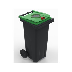 Bac roulant sélectif 120 L VERRE