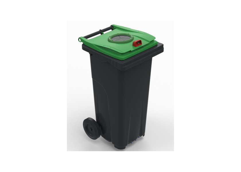 Bac roulant sélectif 120 L VERRE
