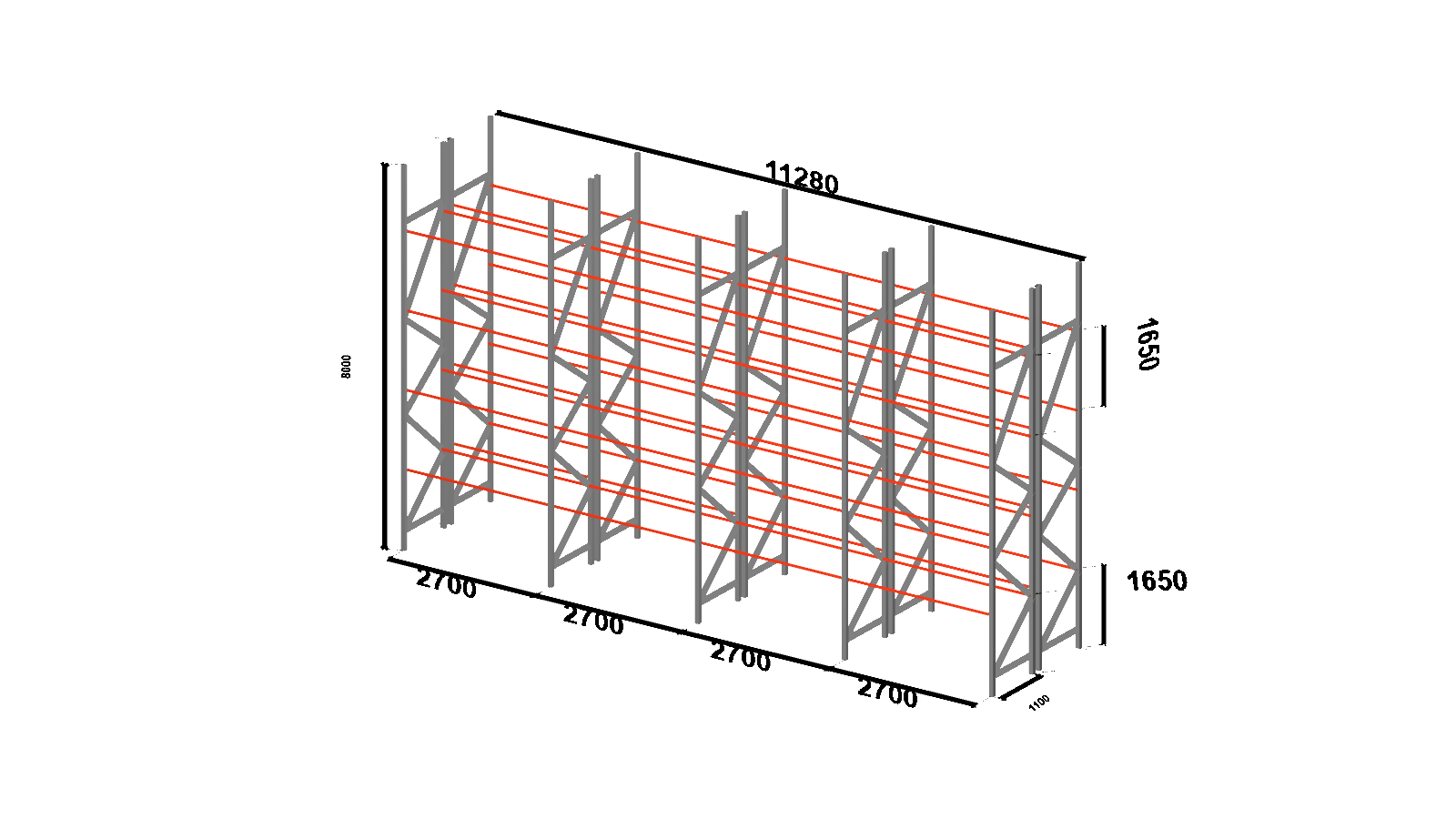 Rayonnage à palettes EPSIRACK
