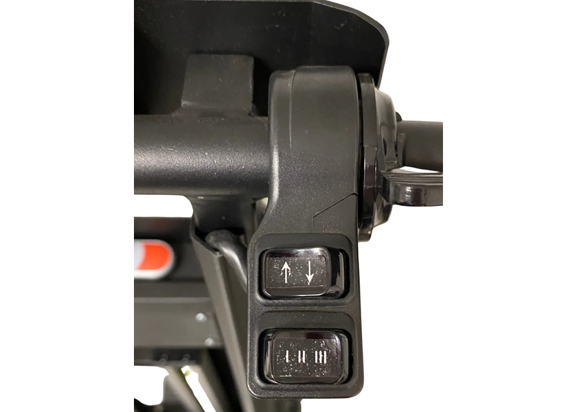 Panneau de commande du diable chariot motorisé avec 3 vitesses et marche arrière.