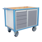 Servante d'atelier 1 bloc porte et 1 bloc tiroirs 500 Kg