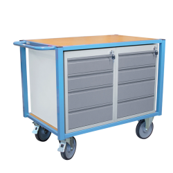 Servante d'atelier 2 blocs tiroirs 500 kg