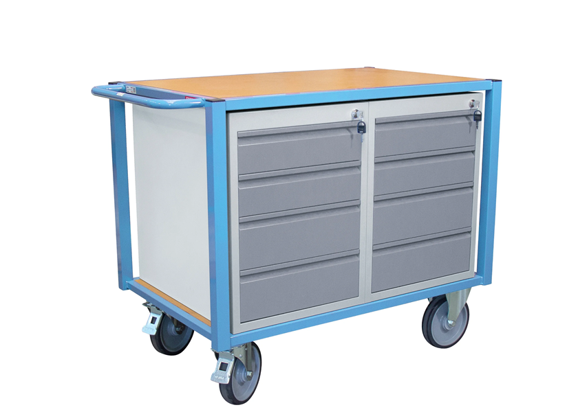 Servante d'atelier 2 blocs tiroirs 500 kg