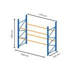 Plan référence OC/RAP/314 racks d'occasion ALSER