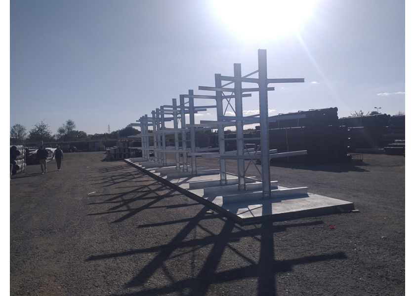 Cantilever double face galvanisé. Une solution conçue pour les environnements industriels exigeants.