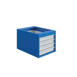 Coffres à tiroirs suspendus L. 430 x P. 600 mm - 4 tiroirs