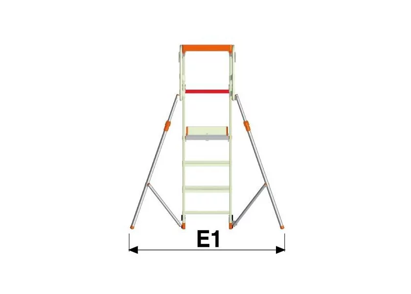 Plateforme de travail 3 marches 150 kg