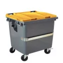 Poubelle voirie 1000 Litres - Préhension latérale