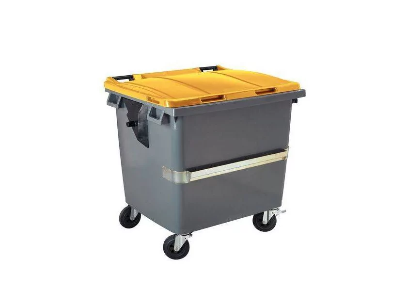 Container 4 roues 1000 Litres avec barre ventrale