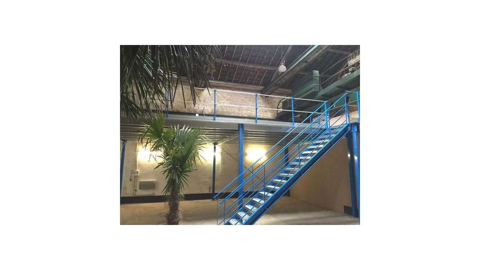 Plate-forme industrielle de 25 m² - 250 kg/m²