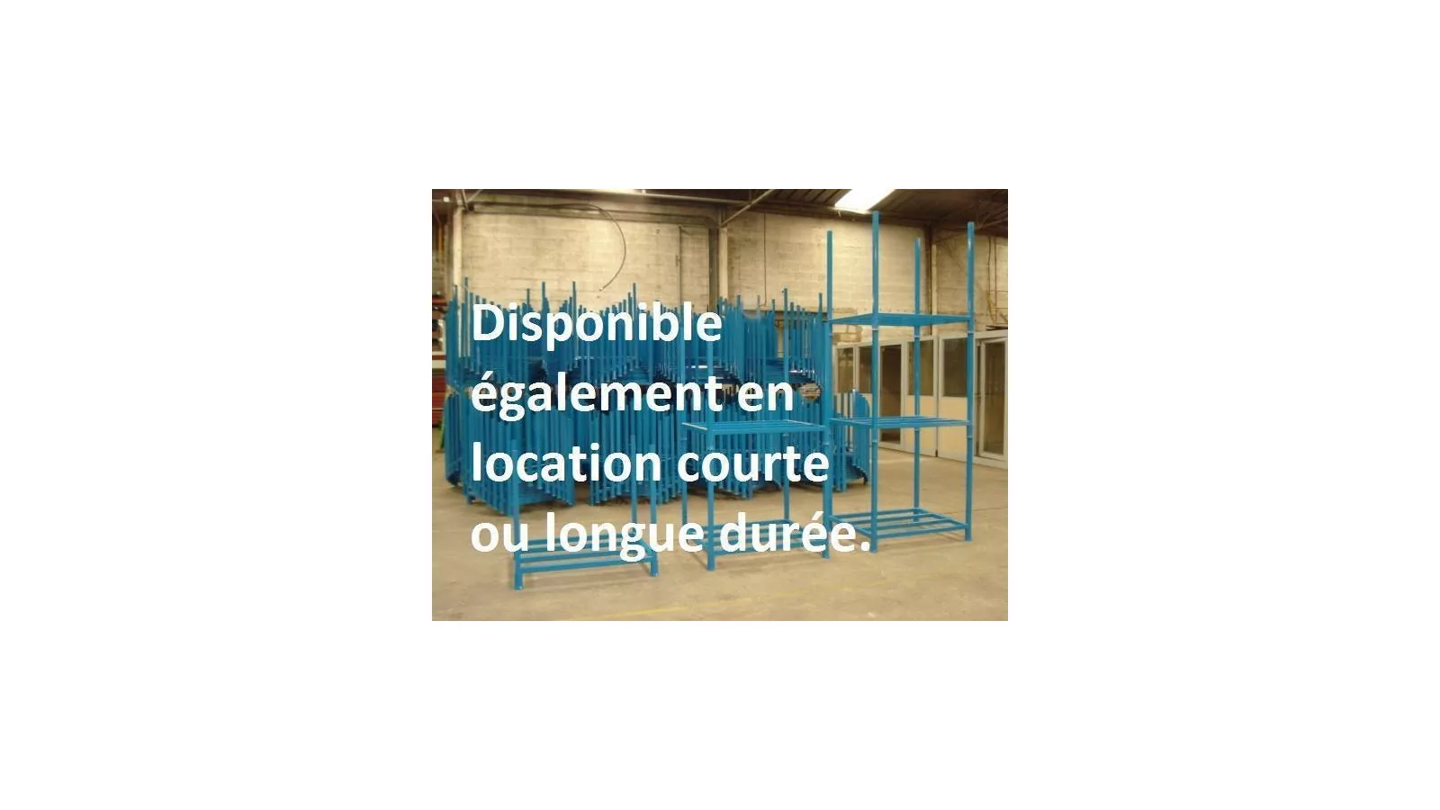 3 palettes métalliques 3 palettes métalliques