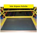 Tôle de dépose palette