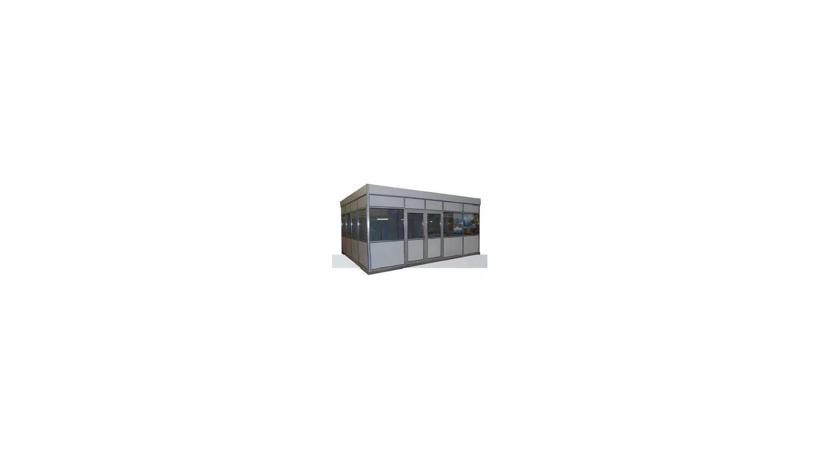 Cabine 5219 x 5219 mm ossature aluminium