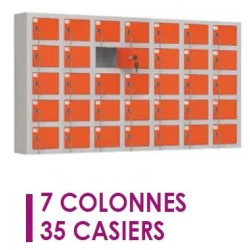 7 colonnes 35 casiers