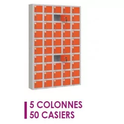 5 colonnes 50 casiers