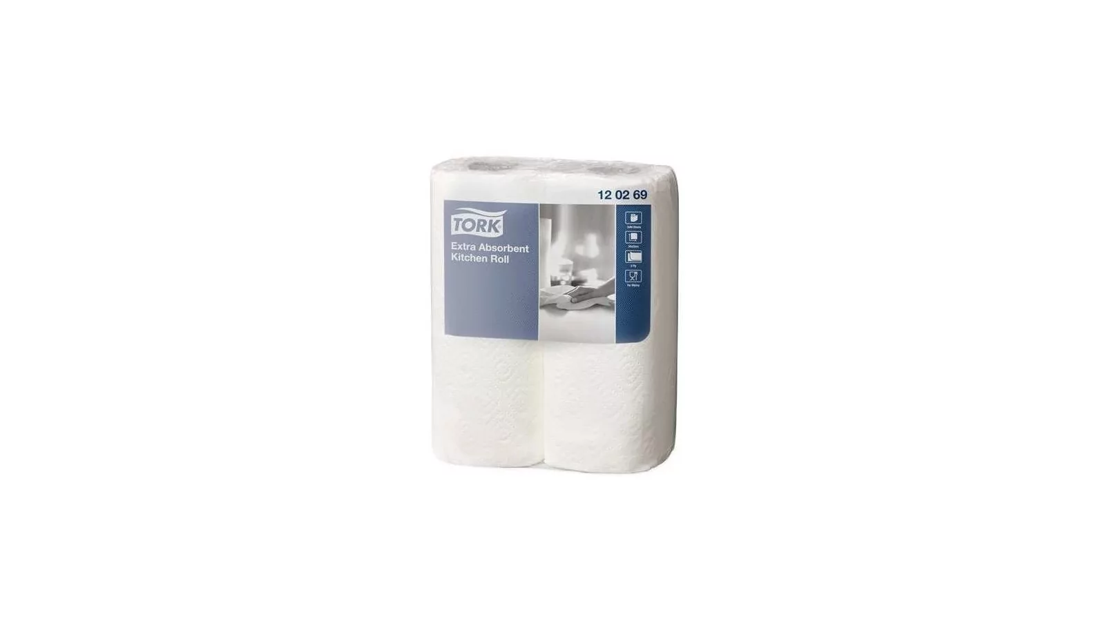 24 rouleaux essuie-tout blanc ultra absorbant TORK