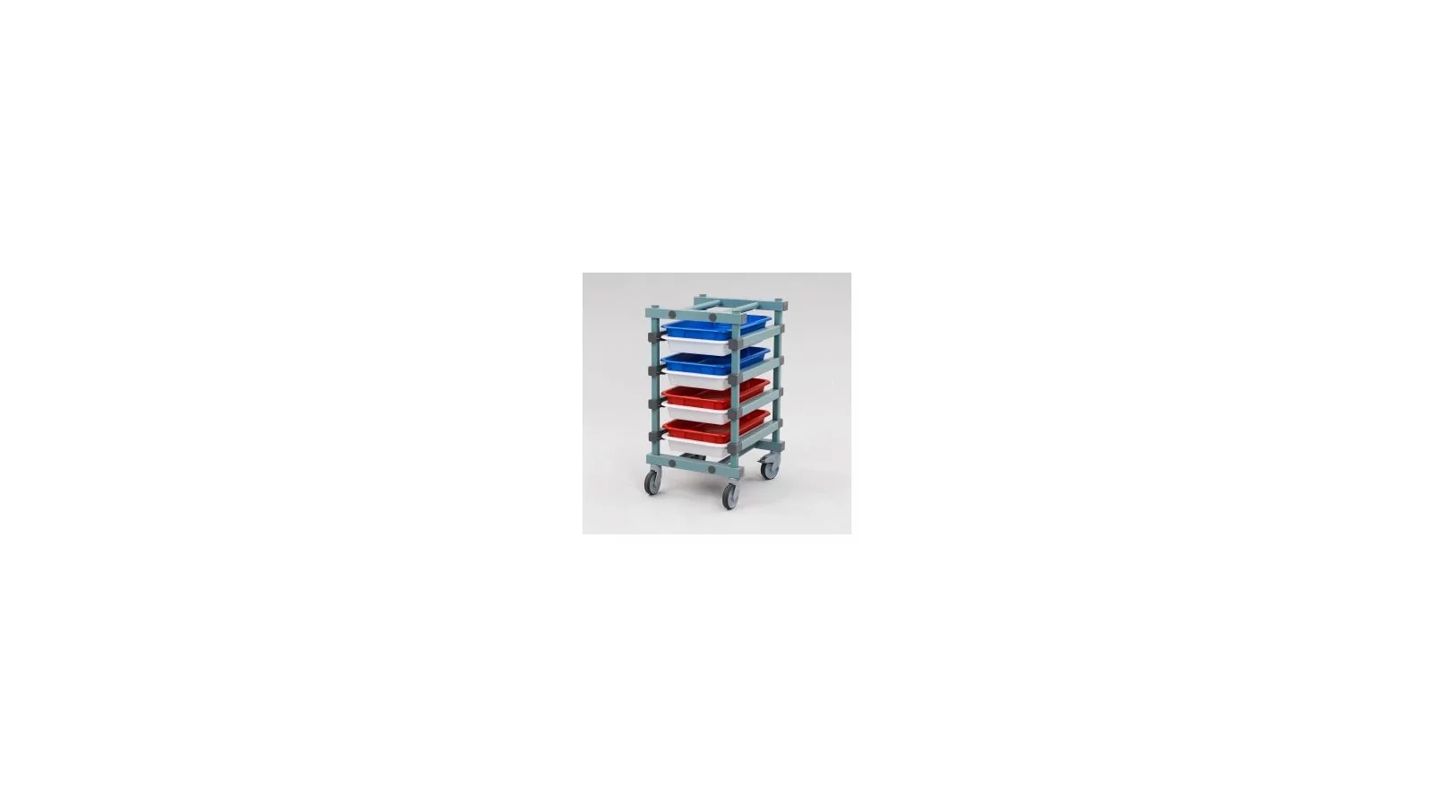 Chariot de décongelation ou à égoutter, à roues, 4 niveaux de bacs égoutoirs Chariot de décongelation ou à égoutter, à roues, 4 niveaux de bacs égoutoirs