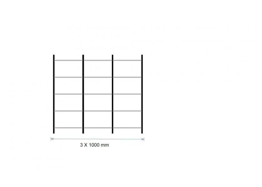 Lot de rayonnage G3 - Prof. 500mm